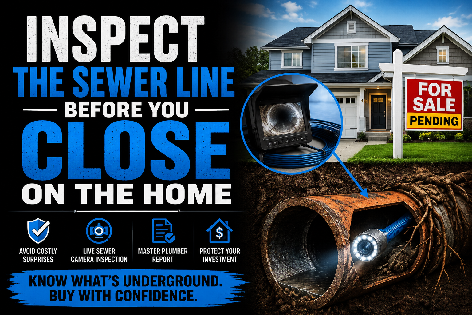 Inspect The Sewer Line Before You Close