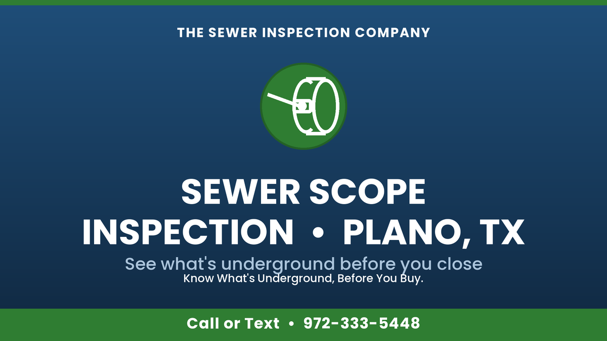 Common risks a sewer scope inspection helps you avoid: unexpected sewage backups, costly pipe replacements, water damage, and health hazards from contamination. The Sewer Inspection Company 972-333-5448.